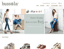 Tablet Screenshot of bussolastyle.com